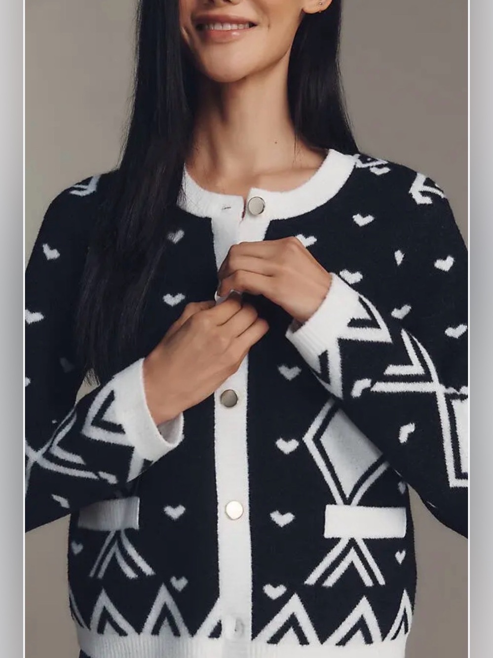 Anthropologie NWLT Argyle Knit Cardigan Sweater NWT!
